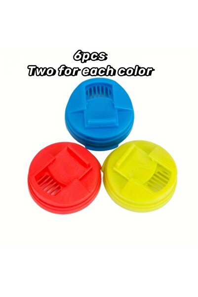 Choice 6 قطع 3/6 قطع غطاء علبة مشروبات بلاستيك قابلة لإعادة الاستخدام أغطية م...