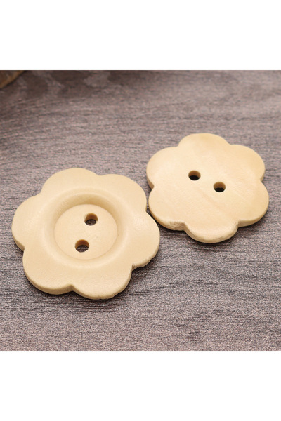 Choice20 15 mm G Style 50 pieces 50Pcs DIY Wood Butt Sewing Accessories Handm...