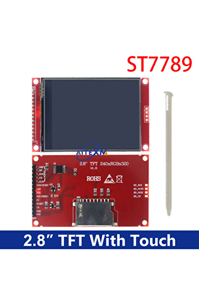 Choice 2.8 - شاشة عرض تسلسلية ST7789 SPI تعمل باللمس 1.8 2.4 2.8 بوصة SPI TFT...