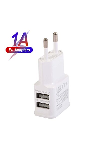 Choice 2USB1a EU White AC Adapter Universal 5V Volt Power Supply USB Charger 5V 2A Converter Power Adapter