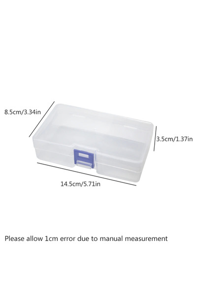 Choice 1-5 خلايا 5 قطع 5 قطع صندوق شفاف قابل للقفل صندوق تخزين للأغراض الصغير...