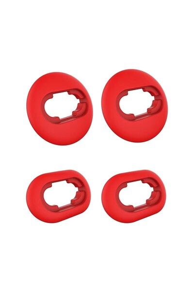 Choice زوجان من أطراف الأذن الحمراء المصنوعة من السيليكون لسماعات Buds Live، بديل لسدادات الأذن Buds Live ...