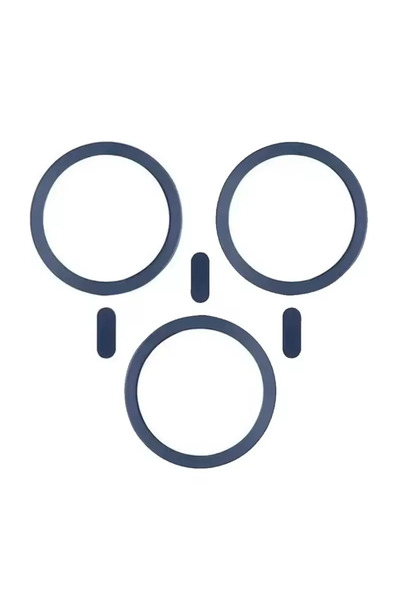 Choice 3 قطع من حلقات ملصقات معدنية زرقاء داكنة من 1 إلى 5 قطع لشاحن Magsafe ...