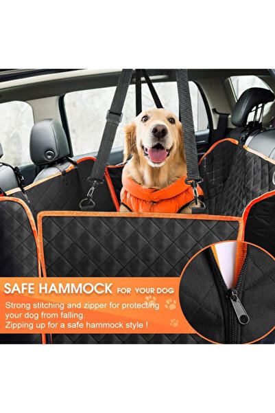 Choice غطاء مقعد سيارة للكلاب شتوي مناسب للمقاعد الخلفية، واقي مقعد مقاوم للم...