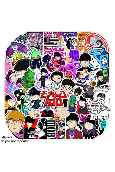 Choice 50 قطعة من ملصقات Mob Psycho 100 Graffiti لزجاجات المياه والكمبيوتر ال...