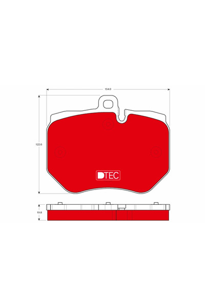TRW Set Placute Frana Frana Disc Audi A6 C6/Q7