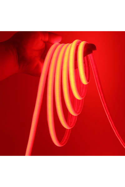 Choice شريط نيون COB أحمر 12 فولت 12 فولت 24 فولت مقاوم للماء IP68 بطول 0.5 م...