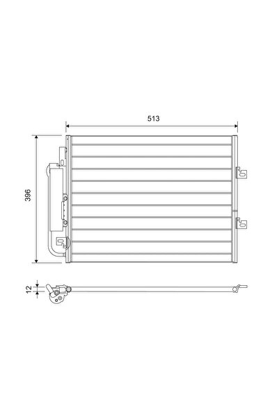VALEO Condensator Climatizare Renault Twingo 2