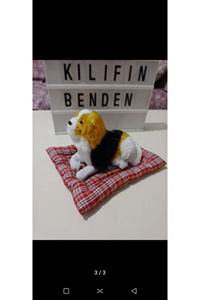 kılıfınbenden Havlayan Minderli Peluş Köpek (Pilli)