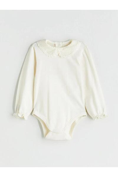 LC Waikiki Bebe Yaka Basic Baby Girl Snap Bodysuit (W5)