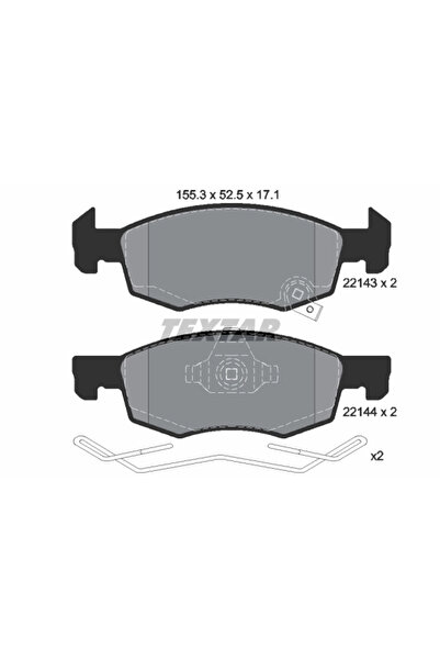 Krieger Set Placute Frana Frana Disc Opel Corsa E Vauxhall Corsa Model 4/Cors...