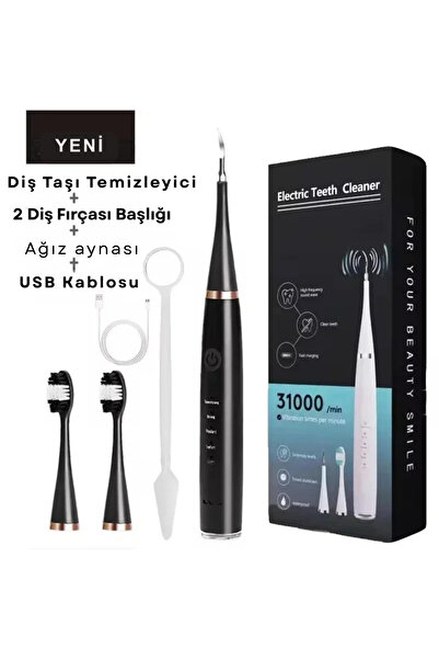 BrightDent 2’si 1 Arada Ultrasonik Diş Taşı Sökücü & Elektrikli Diş Fırçası -...