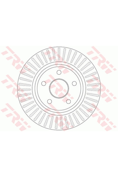 TRW Set Discuri Frana Jeep Commander/Grand Cherokee 2/Grand Cherokee 3 2001-2010