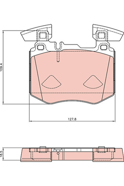 TRW Set Placute Frana Frana Disc Mercedes-Benz Glc Mercedes-Benz (Bbdc) Glc