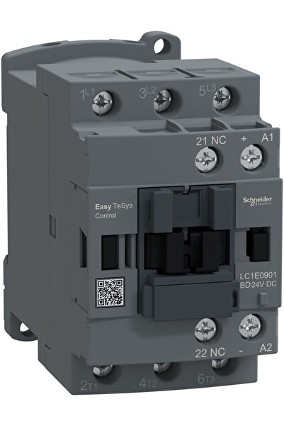 Other Contactor de putere Easy TeSys Control AC3 9A 3P 1NC, bobină 24V CC