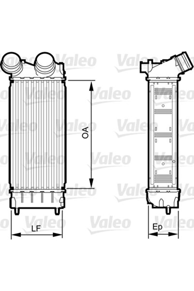 VALEO Compresor intercooler Citroen Berlingo Multispace/C4 2/C4 Grand Picasso...