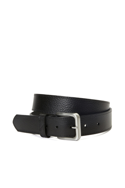 Dıvarese Siyah Erkek Deri Kemer