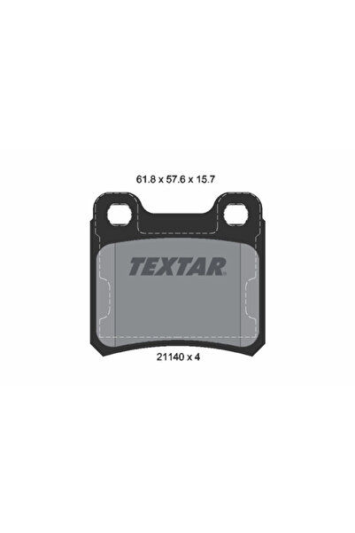 TEXTAR Set Placute Frana Frana Disc Opel Astra F/Calibra A/Kadett E 1986-2005