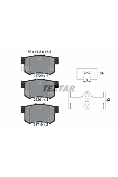 TEXTAR Set Placute Frana Frana Disc Fiat Sedici Suzuki Swift 3/SX4