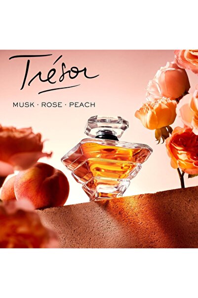 Lancome Lancôme Trésor Eau de Parfum – Elegant & Romantic Women’s Fragrance with Rose, Lilac, Peach &