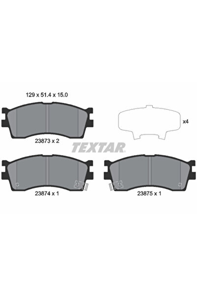 Krieger Set Placute Frana Frana Disc Kia Carens 1 Microbus/Cerato Limuzina/Cl...