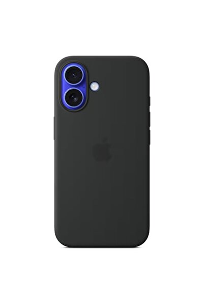 OEM Защитен калъф за Apple Silicone Case с MagSafe за iPhone 16, черен
