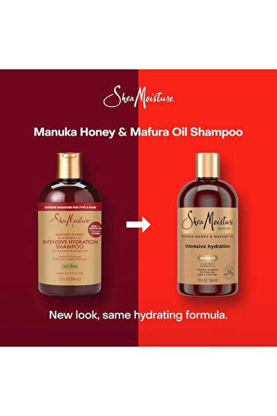 Shea Moisture SheaMoisture Intensive Hydration Shampoo with Manuka Honey & Mafura Oil, 384 ml