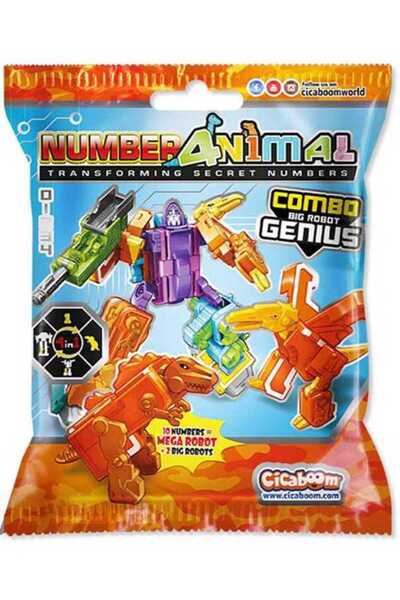 Cicaboom Srl Cicaboom Letrabots A-Z Big Robot İn Blind Pack Sürpriz Figür