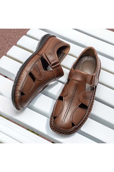 Modlet.ro Pantofi casual bărbătești din piele maro MOD13759