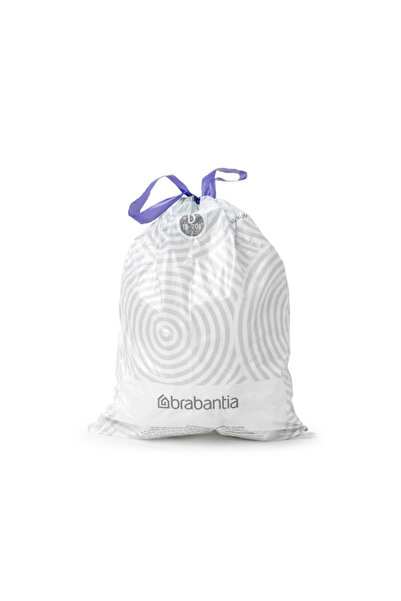 Brabantia PerfectFit Sort&Go/Built-In Bin Bags 647036, Size D, 15-20 l, 20 pieces, White