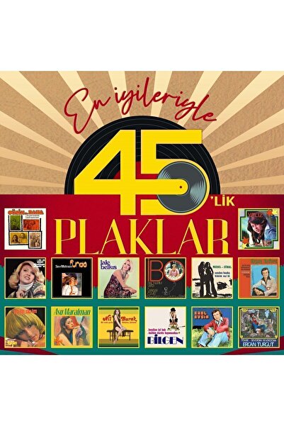 My Yonca En iyileriyle 45'lik Plaklar / Çeşitli Sanatçılar Plak (LP) ORİJİNAL AMBALAJINDA YENİ