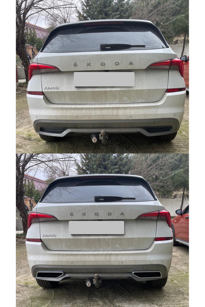 GUNTURKCAR Skoda Kamiq 2019-2023 TEK ÇIKIŞ difüzör görünüm