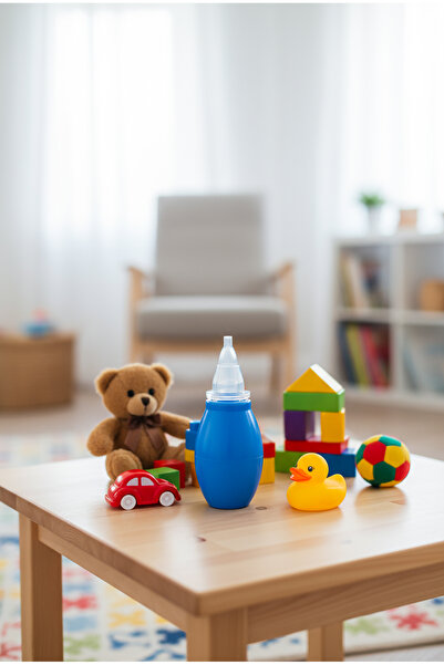 BiTree Baby Bitree 814 Mavi Silikon uçlu Burun Temizleyici