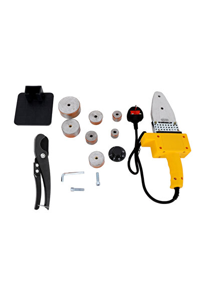 Lawazim Adjustable Heat Plastic Pipe Welding Machine with Heads Cutter Gloves for PE PVC PP Pipes
