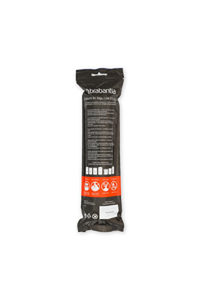 Brabantia Saci de gunoi încorporați/PerfectFit Sort&Go 647036, mărimea D, 15-20 l, 20 bucăți, albi