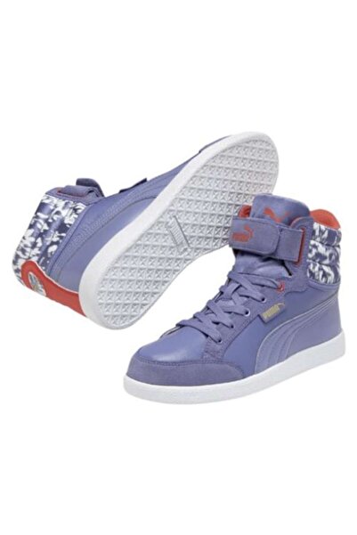 Puma IKAZ MID STRAP JR children's sports shoes, purple, 39 EU