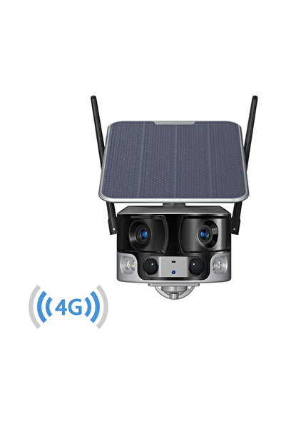 Taggo Соларна камера за наблюдение 4K 8MP с 4X увеличение и 4G SIM свързаност