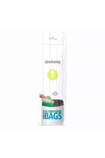 Brabantia PerfectFit 647032 bin liners, Size K, 10 l, 10 pieces, , Green