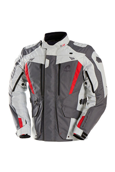 Furygan Apalaches EVO 4 Mevsim Motosiklet Montu Gri Kırmızı