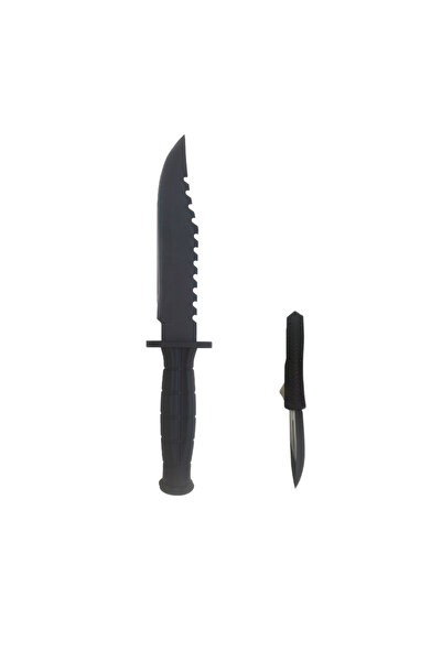 OEM Set of 2 Commando AGL knives, Hunting Knife, AGL Automatic Knife, switch-operated blade, 21 cm