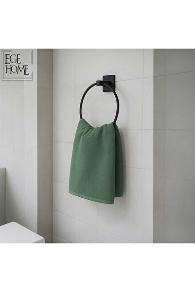 EGE HOME STORE Σετ 5 κρεμάστρες για πετσέτες με ανοξείδωτο αυτοκόλλητο, κρεμάστρα για πετσέτες τουαλέτας, σετ για ρολό χαρτιού τουαλέτας