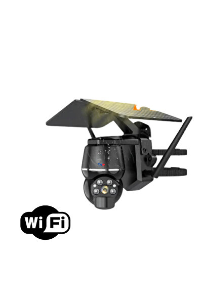 Taggo Solar WIFI Surveillance Camera, 5MP, 360 Rotatable, Waterproof, 4G Comp...
