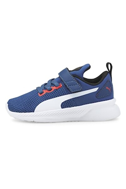Puma Pantofi de alergare Flyer Runner cu velcro, albi, albaștri, 21 EU