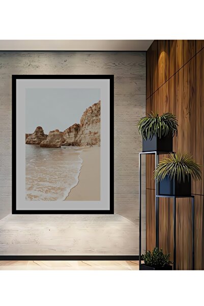 Teona Ahşap Tablou decorativ din lemn dreptunghiular, cu aspect de cadru de l...