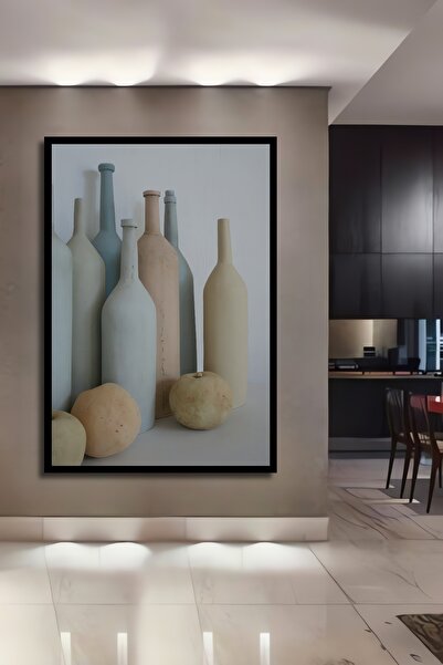 Teona Ahşap Tablou decorativ din lemn dreptunghiular cu aspect de ramă pentru...