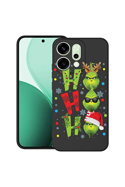bestcase Carcasă ultra subțire TPU pentru Oppo Reno14 5G, Grinch - Ho Ho Ho, ...