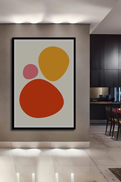 Teona Ahşap Tablou decorativ din lemn dreptunghiular, artă abstractă, forme c...