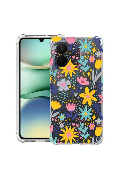 bestcase Carcasă antișoc pentru Xiaomi Redmi 15C 4G (171 mm), Little Flowers,...