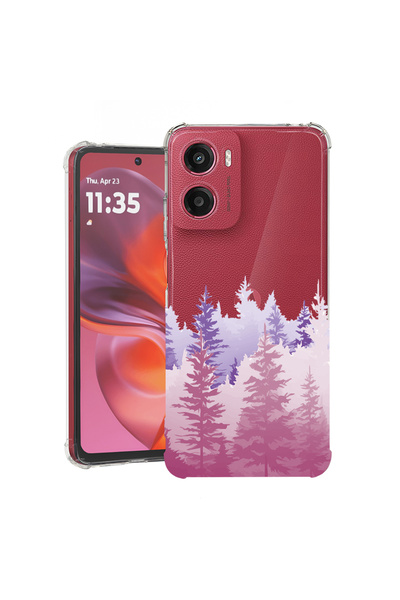 bestcase Carcasă antișoc pentru Motorola Moto G06, Lumini de dimineață în păd...