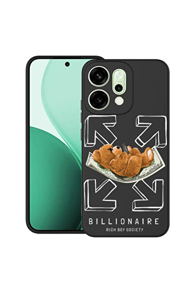 bestcase Carcasă ultra subțire TPU pentru Oppo Reno14 5G, Ursuleț Billionaire...